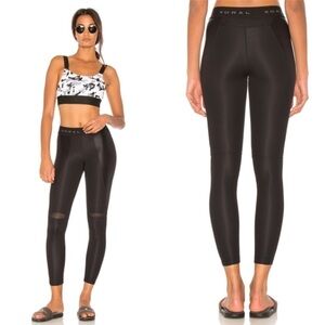 KORAL Luscious Slit Black Leggings Size XS